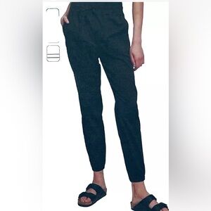 NWT Gap Black Twill Drawstring Jogger Pants Sz XL TALL